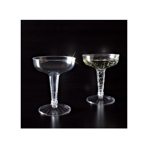 RESPOSABLES EMI-REC4-500 Resposables 4 Ounce Old Fashioned Champagne Glass, 20 Each