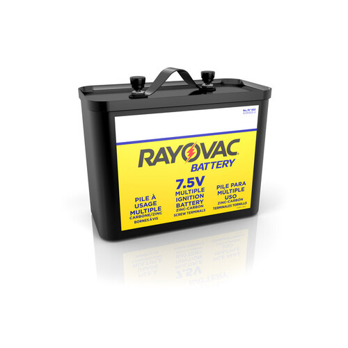 Alkaline Emergency 803C 7.5 Volt Screw Terminals RAYOVAC Lantern Battery 