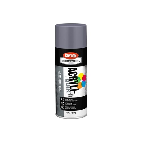 Krylon Industrial K01314A07 00746 Platinum Acrylic Enamel Paint Primer