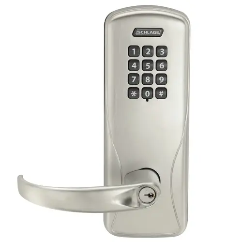 Electric Mortise Lock Satin Nickel Plated Clear Coated