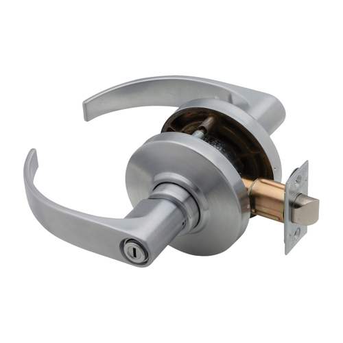 AL40S NEP 626AM Cylindrical Lock Satin Chrome Anti-Microbial