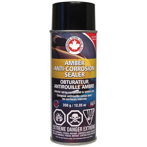 24011 Anti-Corrosion Sealer, 350 g Aerosol Can, Amber, Gas