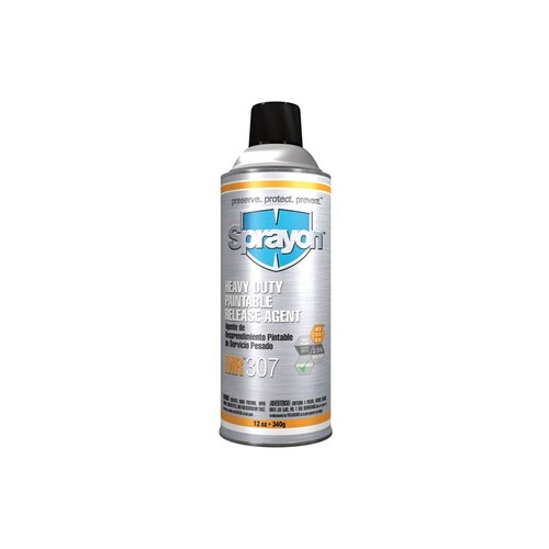 MR307 Clear Wet Film Release Agent - 12 oz Aerosol Can - 12 oz Net Weight - Paintable