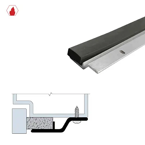 Mechanically Fastened Gasketing (1-5/8" by 7/16") Black Anodized Aluminum