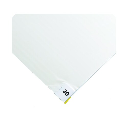 095 White Polyethylene Frameless Tacky Sheet Mat - 18" Width - 36" Length - 60 Sheets Per Mat