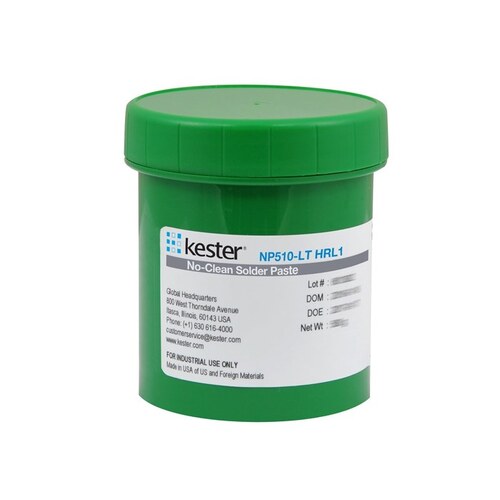 Kester NP510LT HRL1 No Clean LeadFree Solder Paste 500 g