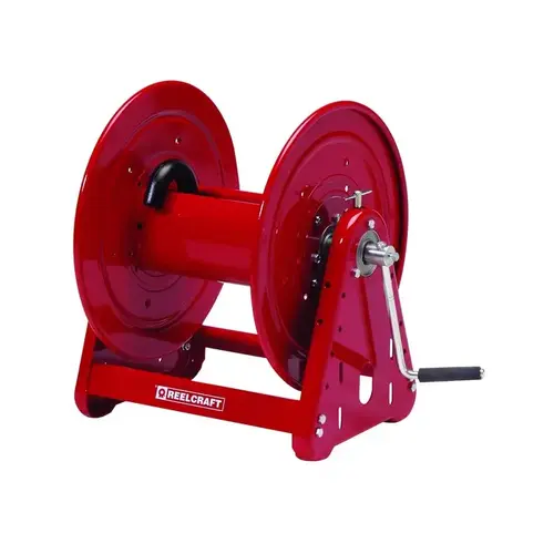 Reelcraft Industries CA38112 M PW30000 Series Hose Reel - 300 ft Capacity - Hand Crank Drive Red