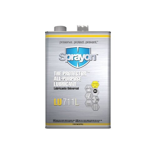 Sprayon S71101000 LU 711 Lubricant 1 gal Bottle