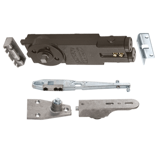 Heavy Duty Spring 90 Degree Non Hold-Open Overhead Concealed Closer With "S" Side-Load Hardware Package