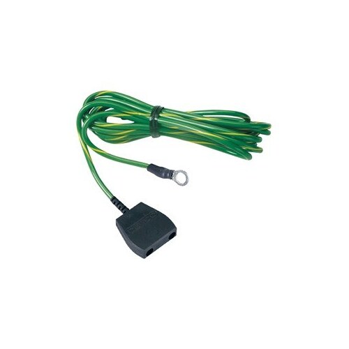 Common Ground, Low Profile Straight ESD Grounding Cord - 10 ft Length - 10 mm Snap