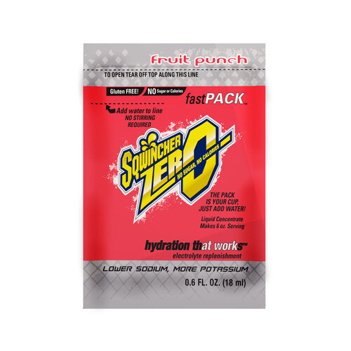 Zero 0.6 oz Fruit Punch Powder Mix - pack of 200