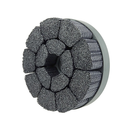 Weiler 86199 Ceramic Bristle Disc Medium Grade Arbor Attachment 1