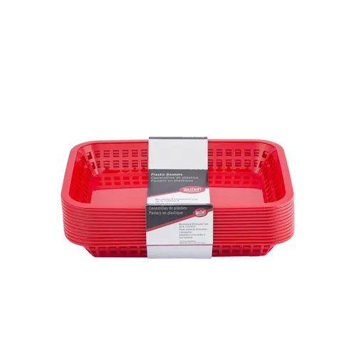 TABLECRAFT C1077R CASH & CARRY GRAND RED BASKET