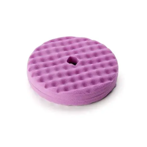 1-Step Single Sided Finishing Pad, 8 in Dia, Quick Connect Attachment, Foam Pad, Purple