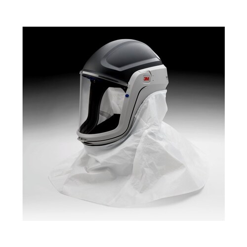 Respiratory Helmet Assembly, Use With: M-400 Series, Low Pressure Portable Ambient Air Pump Gray