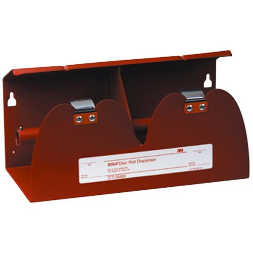 3M 5450 0 Abrasive Disc Roll Dispenser, Use With: 5 in or 6 in Stikit Disc Rolls