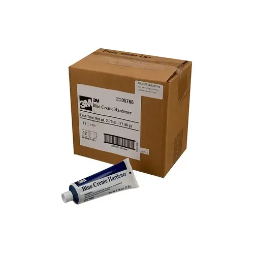 Bondo 05766 Hardener, 2.75 oz Tube, Blue, Paste