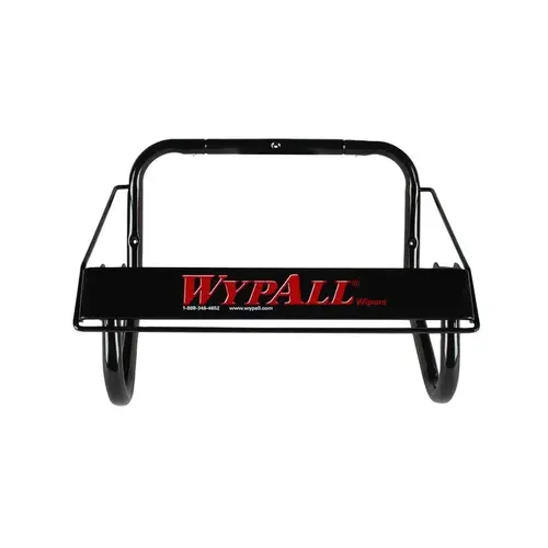 WypAll 80579 Manual Dry Wipe Dispenser, 8.8 in L x 10.8 in H x 16.8 in W, Plastic, Black