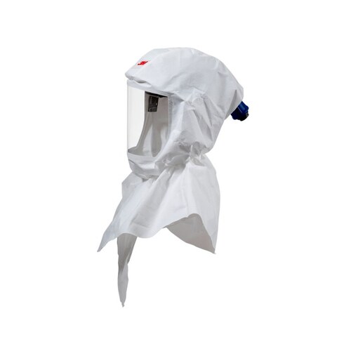 Painter's Hood Assembly, Use With: Powered Air Purifying, Low Pressure Portable Ambient Air Pump White