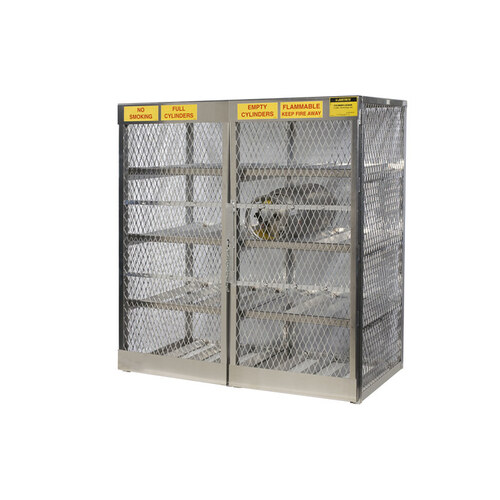 Justrite 23005 Aluminum Gas Cylinder Lockout Device 60" Width 65