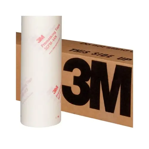 3M 80767 SCPM-44X Series Premasking Tape, 100 yd x 24 in, 5 mil THK, Clear