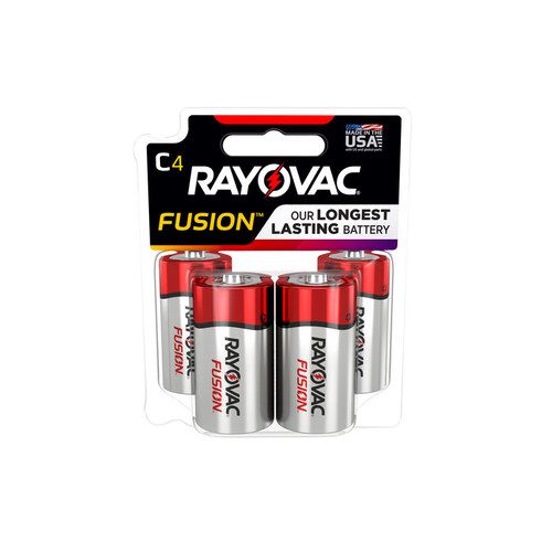 Rayovac 814-4TFUSK 814 Standard Battery - Single Use Alkaline C