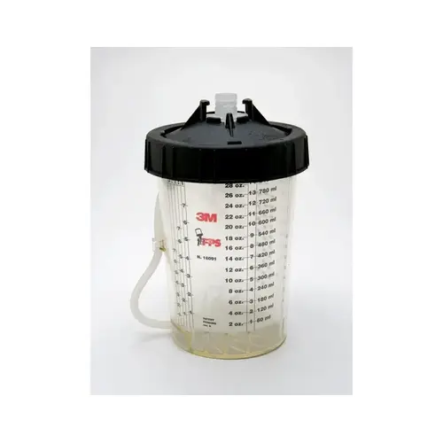 Large High Output Pressure Hard Cup, 850 mL, Use With: HGP Spray Gun System, Flexible Liner and Lids