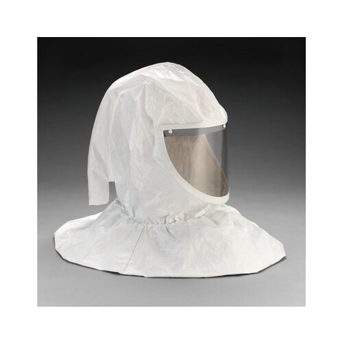 Hood Assembly, Use With: Belt-Mounted Powered Air Purifying Respirator (PAPR) White