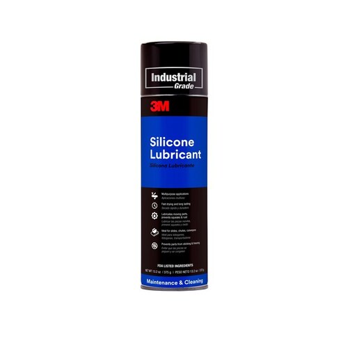Wet Film Silicone Lubricant, 13.25 oz Aerosol Can, Transparent, <=606 g/L VOC