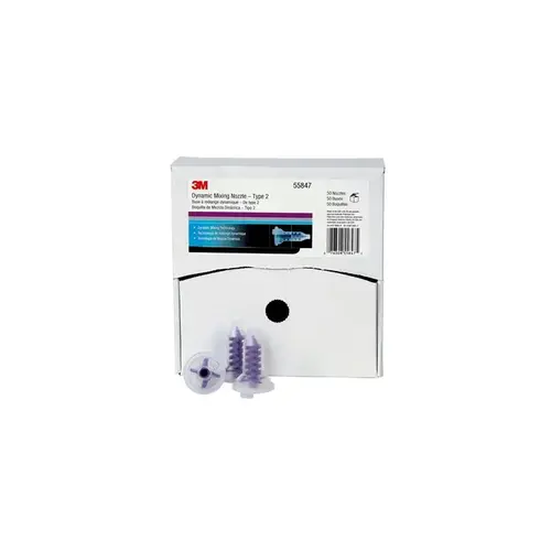 Dynamic Mixing System Nozzle, Plastic, Purple