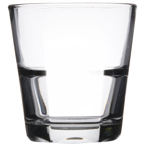 ANCHOR HOCKING 90253 Clarisse Double Old Fashion 12 oz Stackable Rim Tempered