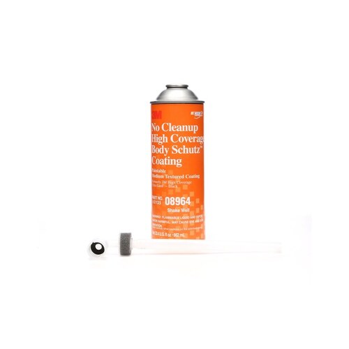 0 High Coverage Paintable Rubberized Undercoating, 22 fl-oz Can, Black