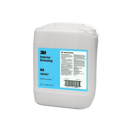 3M 38087 Interior Dressing, 5 gal, White, Liquid