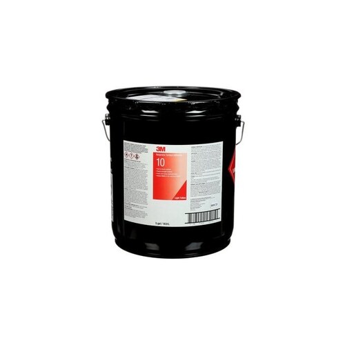 Scotch-Weld 20276 10 Series Contact Adhesive, 5 gal Pail, Liquid, Light Yellow, 30 min Curing