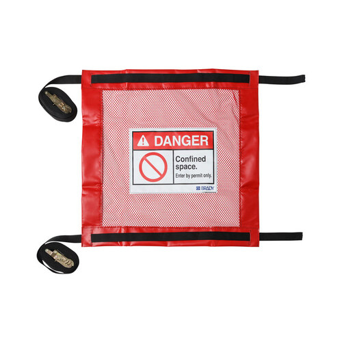 Polyester Confined Space Cover LOTO-109 - Adjustable Strap