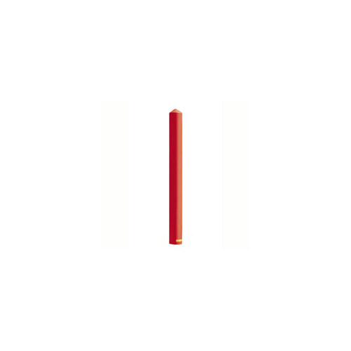 Red HDPE Post Sleeve - 56" Height - 7.375" Diameter
