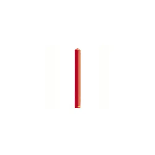 Eagle 1736R Red HDPE Post Sleeve - 56" Height - 7.375" Diameter