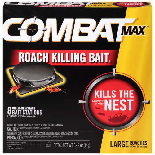 Max 0.49 Oz. Solid Large Roach Bait Station (8-Pack)