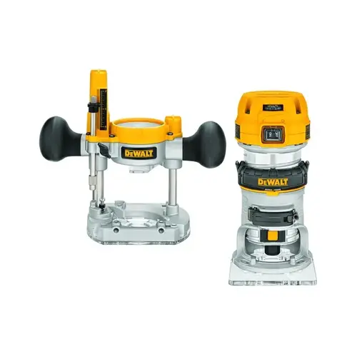 Variable Speed Compact Router Combo Kit - 1 1/4 hp - Combo Base