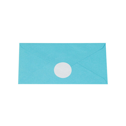 Tape Logic DL760 White Paper Mailing Labels 1" Width 1" Height