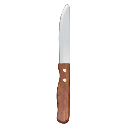 KNIFE STEAK WOOD HANDLE 10 INCH