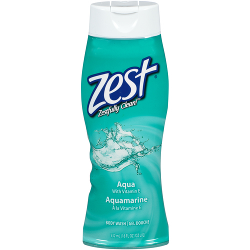 ZEST 901020 Zest Body Wash Aqua, 18 Fluid Ounces
