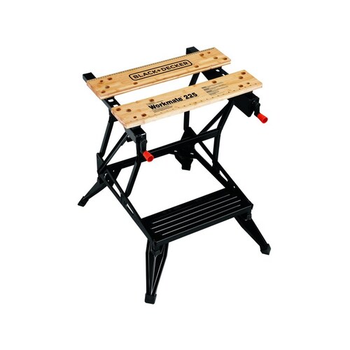 Workbench with One-Handed Clamp, 24 in OAW, 30 in OAH, 13-1/2 in OAD, 450 lb Capacity