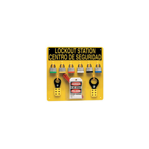Black/Yellow Lockout Device Station