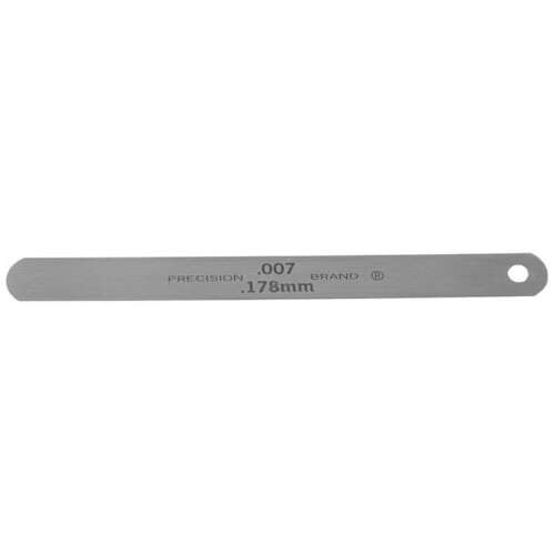 Spring Steel Feeler Gage - 1/2" Width x 5" Length x 0.0015" Thick - pack of 10