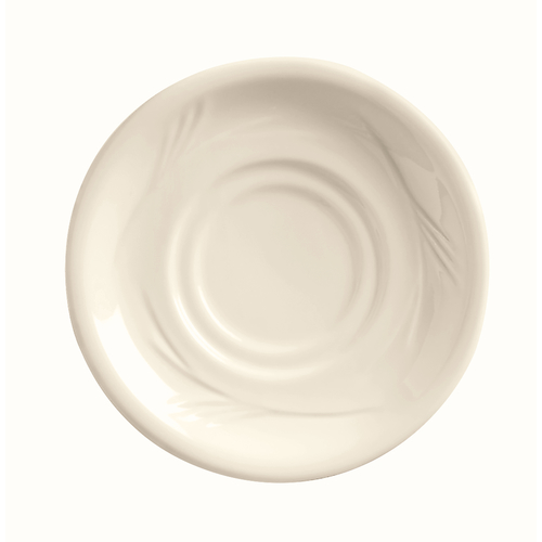 World Tableware Endurance 5 Inch Cream White Medium Rim Saucer, 36 Each