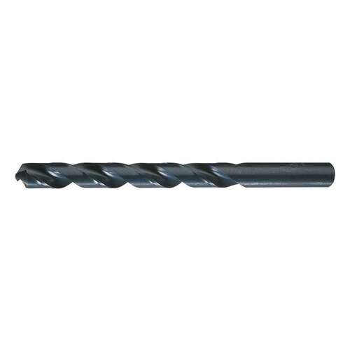 1600 19/64" Jobber Drill - Radial 118 Point - 3.0625" Spiral Flute - Right Hand Cut - 4.375" Overall Length - High-Speed Steel - 0.2969" Shank