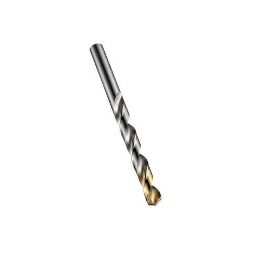 13.4 mm 2 Jobber Drill - Split Point 118 Point - 4 x D Standard Spiral Flute - Right Hand Cut - 160 mm Overall Length - High-Speed Steel - 13.4 mm Shank