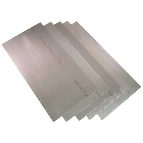 1008-1010 Full Hard Steel Shim Stock - 6" Width x 18" Length x 0.025" Thick - pack of 10