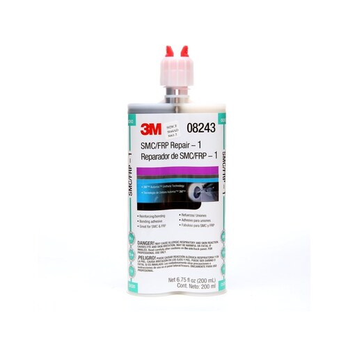 SMC/Fiberglass Two-Part Base & Accelerator (B/A) Urethane Adhesive - Liquid 200 ml Cartridge